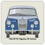 MG Magnette ZB Varitone 1956-58 Coaster 2